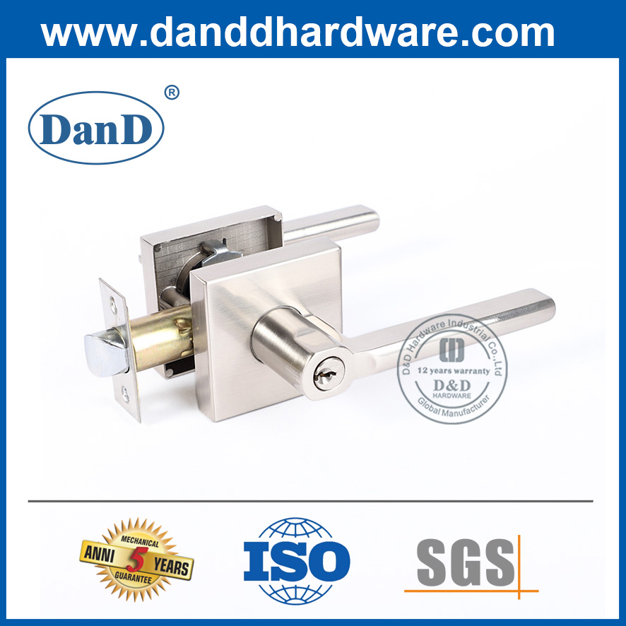 锌合金卫生间隐私门lever lockset-ddlk014
