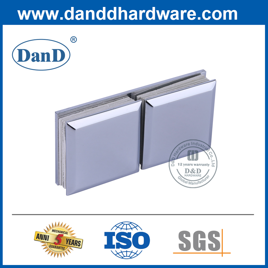 现代设计180度不锈钢玻璃板保持器夹-DDGC006