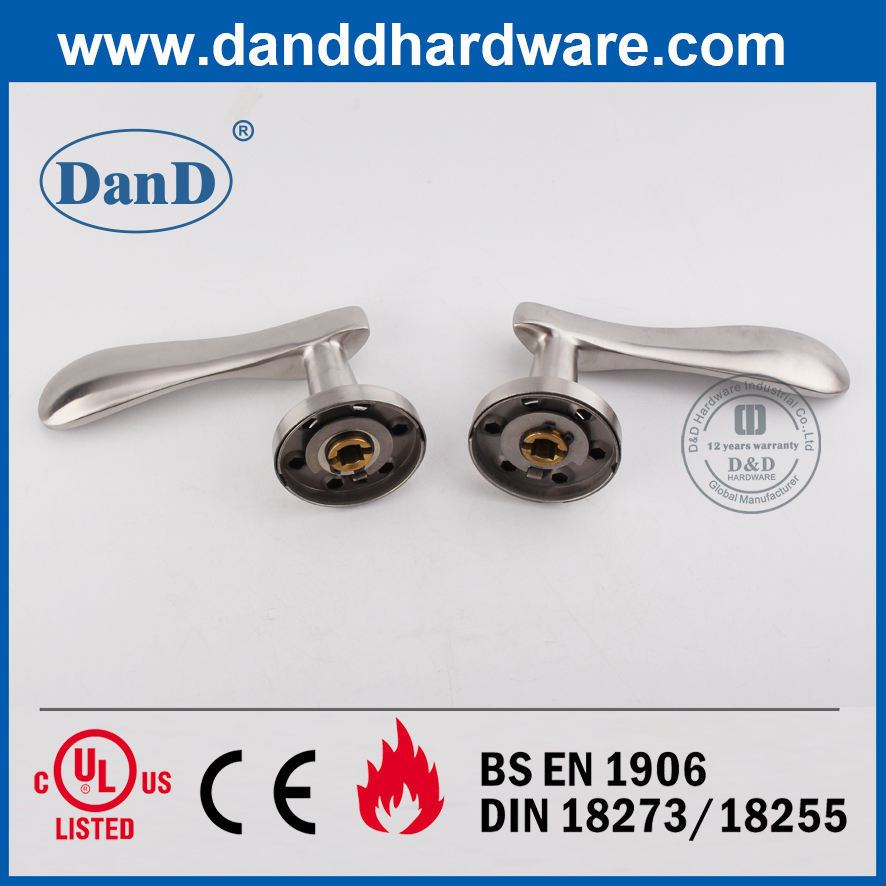 SS304现代风格波型隐私卧室门把手-DDSH014