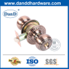 安全锌合金黑色和金锁门旋钮DDLK042