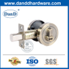 高安全性黑色锌合金方形Deadbolt Lock -DDLK031