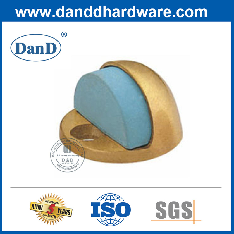 黄铜地板安装门挡件用于金属门-DDDS005