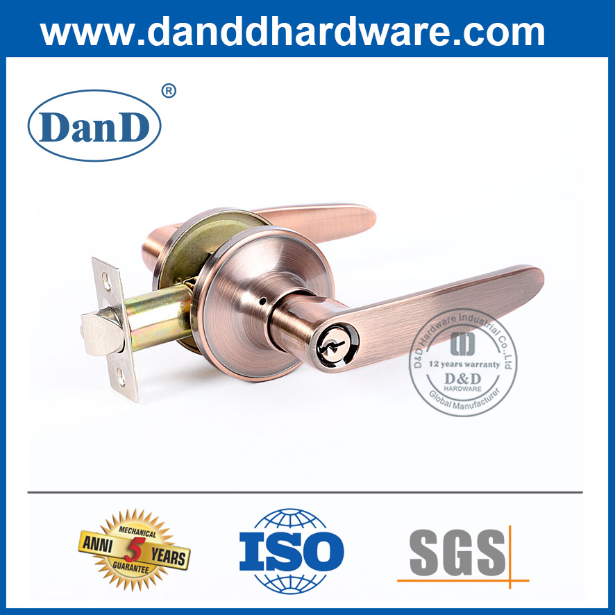 现代锌合金隐私管状锁具用于洗手间-DDLK016