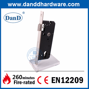 SS304黑色身体榫眼门锁-DML016-4585