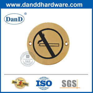 新设计不锈钢禁烟标志板-DDSP008