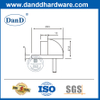 黄铜地板安装门挡件用于金属门-DDDS005
