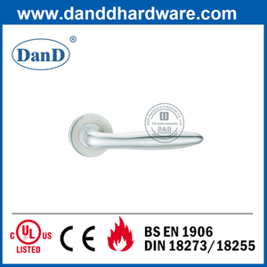 银色不锈钢304右手门把手为单门-DDSH024