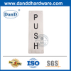 用于推动DDSP005的优质不锈钢标志板
