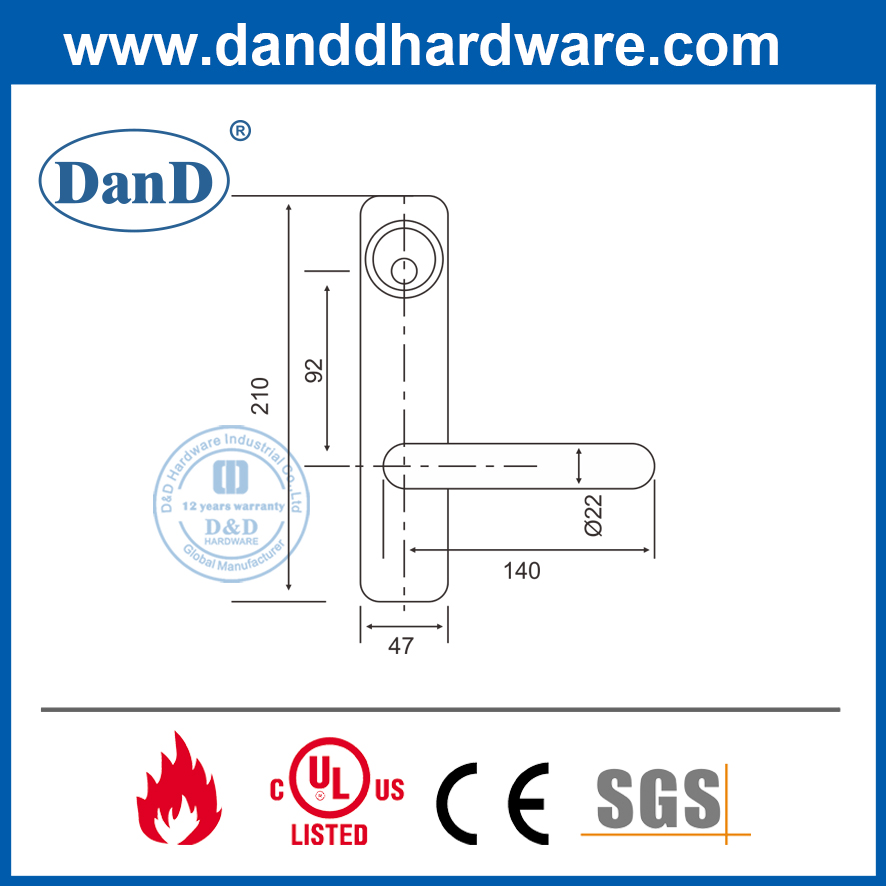 热销SUS304 ESCUCHEA杆装饰凝固装置-DDPD014